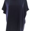 Masai Rozmiar 50/52 Kolor Granatowy Crew Neck Bluzka Krótki rękaw Materiał Wiskoza