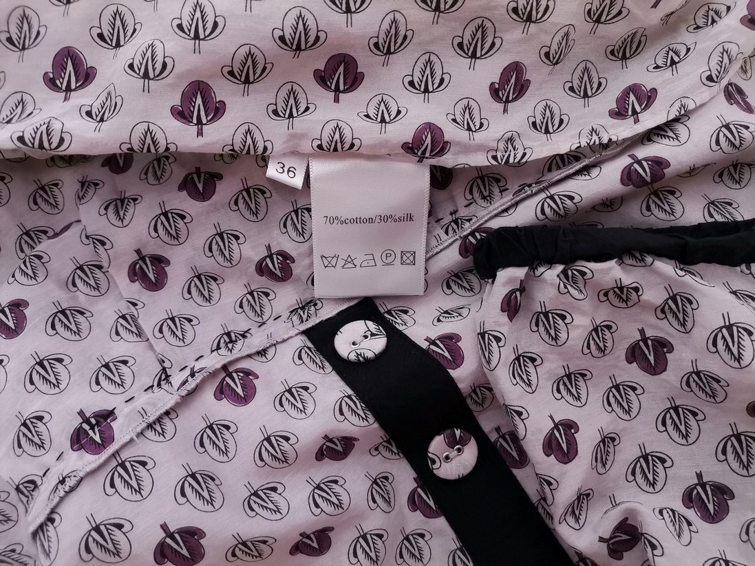 BRUUNS BAZAAR Rozmiar 36 Kolor Fioletowy Okrągły dekolt Sukienka Sheath Krótki rękaw Do Kolan Materiał Bawełna BRUUNS BAZAAR Rozmiar 36 Kolor Fioletowy Okrągły dekolt Sukienka Sheath Krótki rękaw Do Kolan Materiał Bawełna