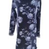 H&m Rozmiar 158/164 (34/36) Kolor Granatowy Crew Neck Sukienka Sweterkowa Długi rękaw Do Kolan Materiał Bawełna