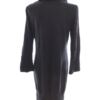 Karen MILLEN Rozmiar 4 (42) Kolor Czarny Golf Sukienka Sweterkowa Długi rękaw Midi Materiał Wełna Merino