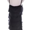 Znk Rozmiar XL Kolor Czarny Odkryte Ramiona Sukienka Bodycon Bezrękawnik Do Kolan Materiał Bawełna 100%