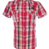 Jack & jones Rozmiar S Kolor Czerwony Krata Kołnierz Męska Koszula Casual Krótki rękaw Materiał Bawełna 100%