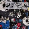 Hell Bunny Vixen Rozmiar L Kolor Czarny W serek Sukienka A-Line Bezrękawnik Midi Materiał Bawełna