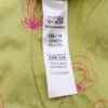 Marks&spencer Rozmiar 14 (42) Kolor Zielony W serek Sukienka A-Line Bezrękawnik Midi Materiał Bawełna 100%