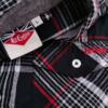 Lee Cooper Rozmiar L Kolor Czarny Krata Kołnierz Męska Koszula Casual Krótki rękaw Materiał Bawełna 100%