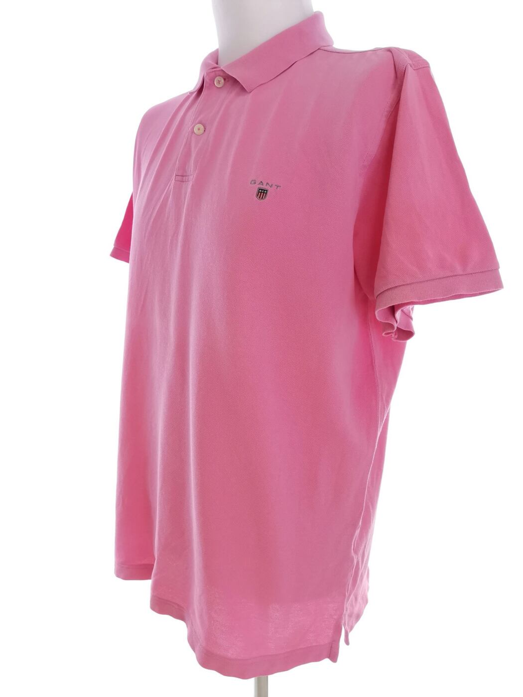 IMG_20210623_120017.jpg Gant Rozmiar XL Kolor Różowy Kołnierz Męska Koszula Polo Krótki rękaw Materiał Bawełna 100%