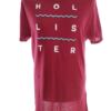 Hollister Rozmiar M Kolor Bordowy Męski T-Shirt Krótki rękaw Materiał Bawełna