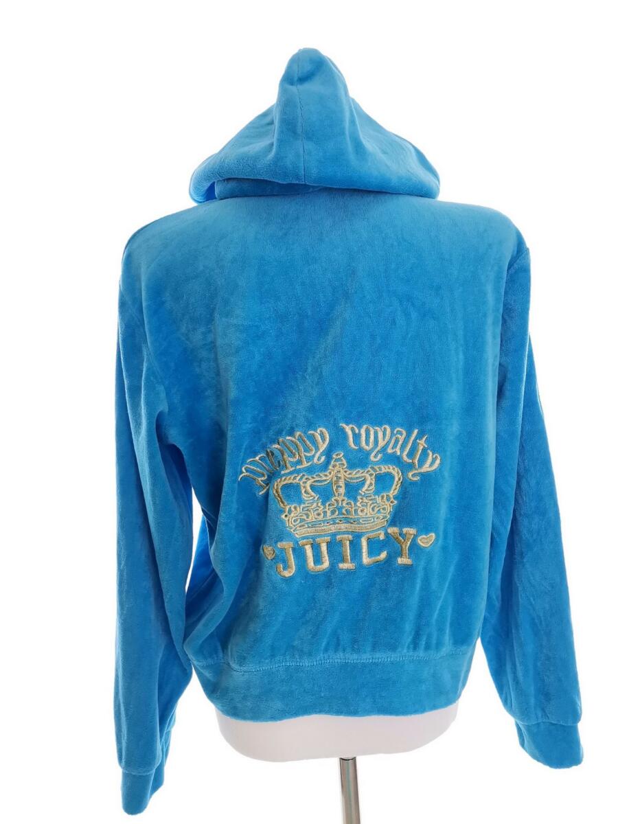 Juicy couture Rozmiar XXXL (42/44) Kolor Niebieski Bluza na suwak Długi rękaw Materiał Bawełna Juicy couture Rozmiar XXXL (42/44) Kolor Niebieski Bluza na suwak Długi rękaw Materiał Bawełna