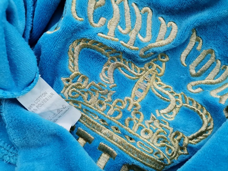 Juicy couture Rozmiar XXXL (42/44) Kolor Niebieski Bluza na suwak Długi rękaw Materiał Bawełna Juicy couture Rozmiar XXXL (42/44) Kolor Niebieski Bluza na suwak Długi rękaw Materiał Bawełna