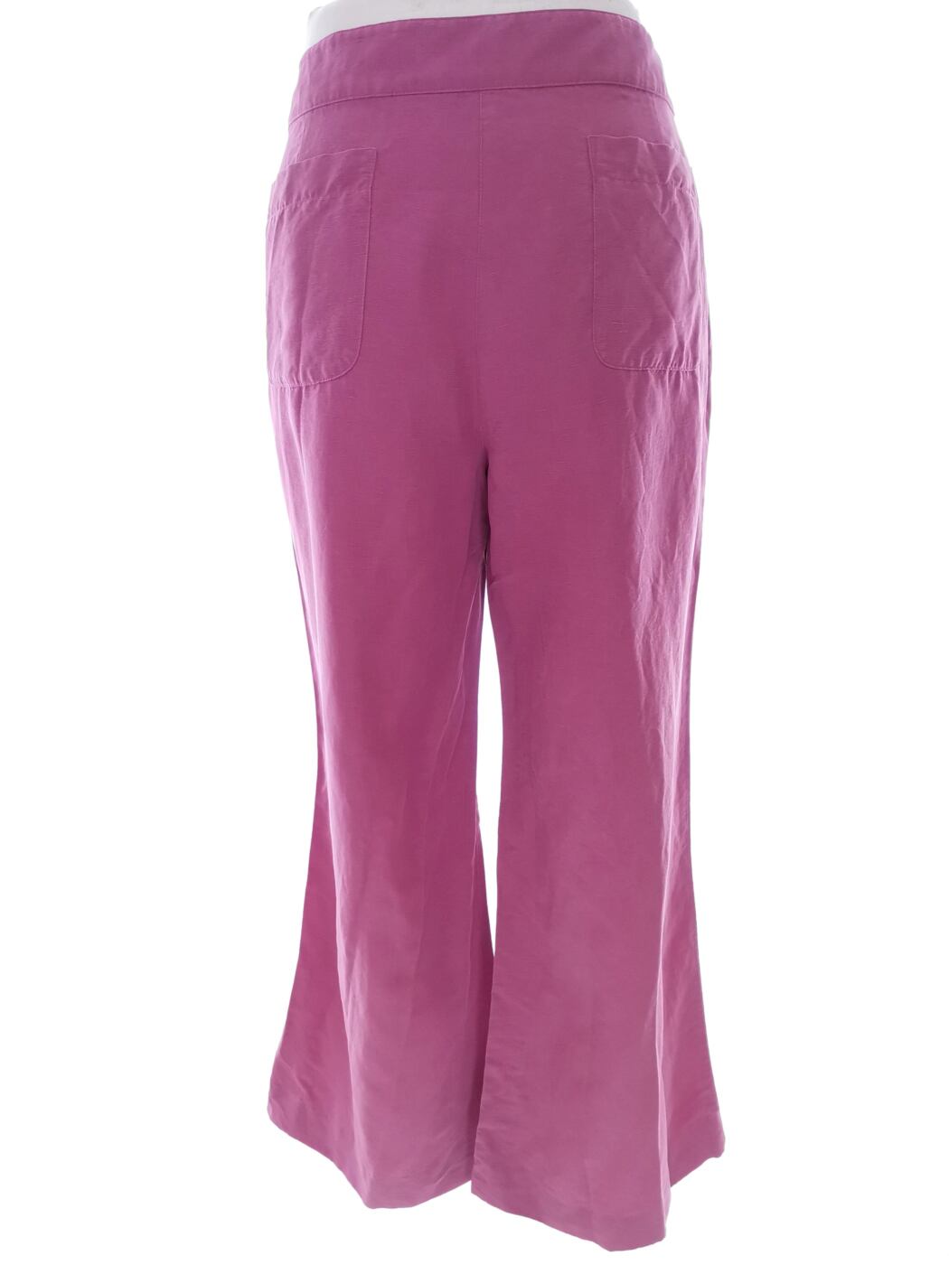 Rozmiar 14 (42) Kolor Fuksja Spodnie Eleganckie Materiał Tencel