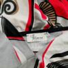 Filomena Rozmiar 46/48 Kolor Czarny W serek Bluzka Rękaw 3/4 Materiał Wiskoza