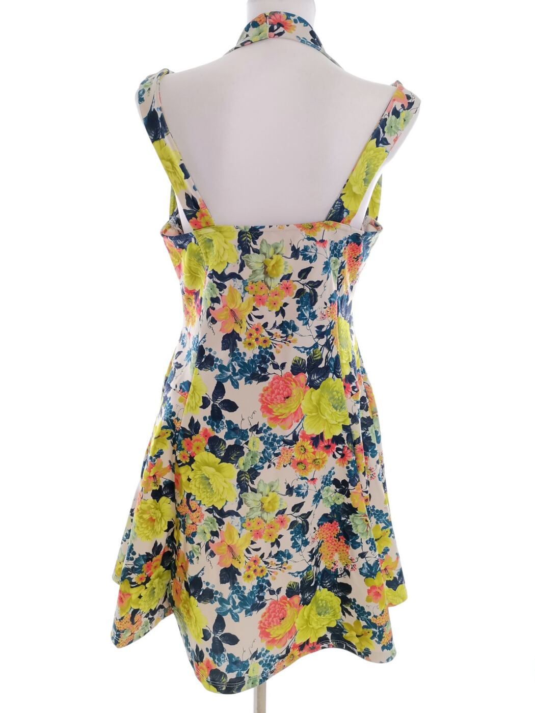 River island Rozmiar 14 (42) Kolor Limonkowa Zieleń W serek Sukienka A-Line Bezrękawnik Do Kolan River island Rozmiar 14 (42) Kolor Limonkowa Zieleń W serek Sukienka A-Line Bezrękawnik Do Kolan