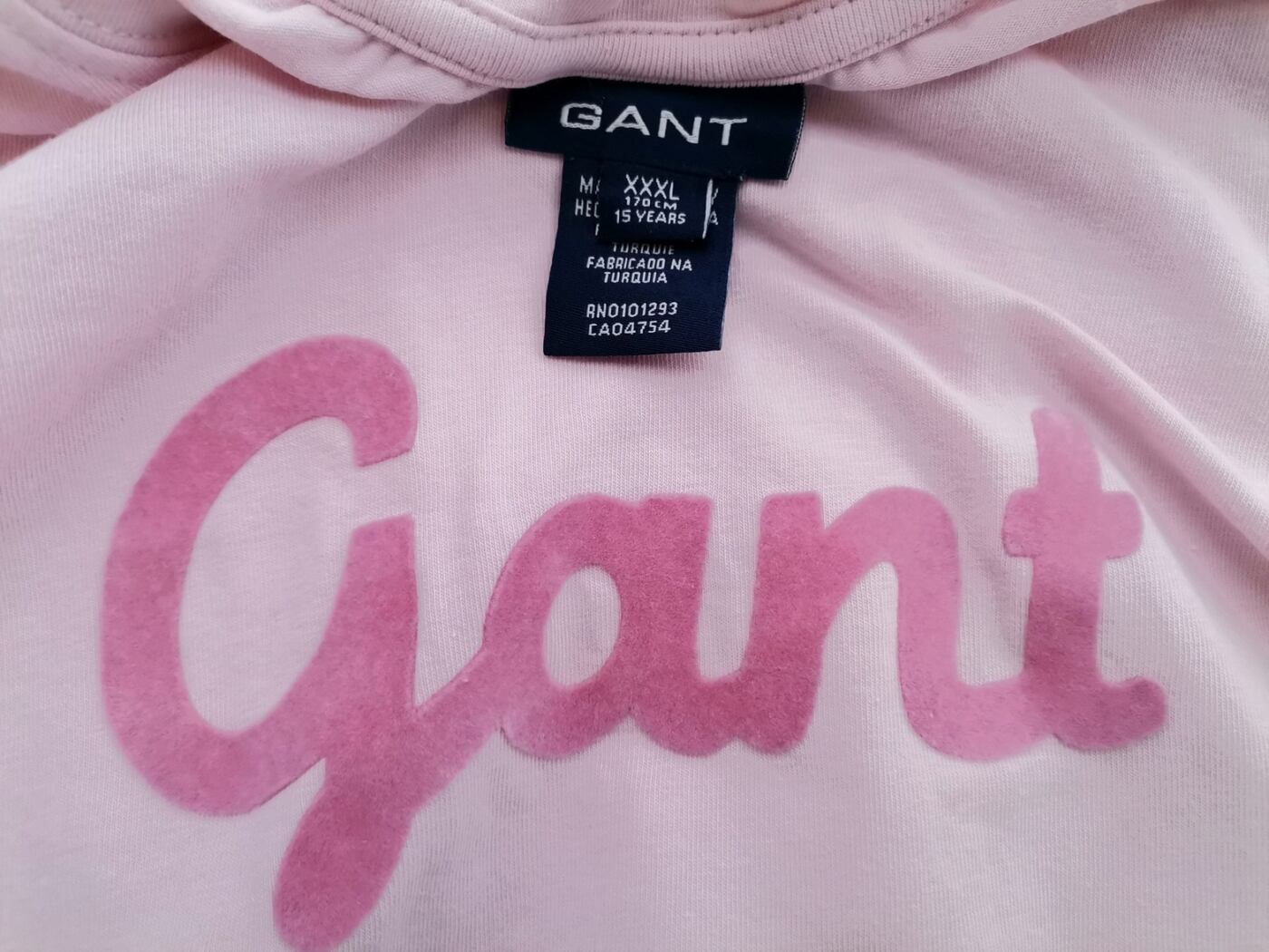 IMG_20210624_150743.jpg Gant Rozmiar XXXL 170 cm (34/36) Kolor Różowy Crew Neck Bluzka Długi rękaw Materiał Bawełna