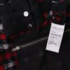 Warehouse Rozmiar 14 (40) Kolor Czarny Krata Kołnierz Bluzka Zapinana Długi rękaw