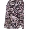River island Rozmiar 12 (40) Kolor Czarny Panterka Kołnierz Bluzka Zapinana Długi rękaw