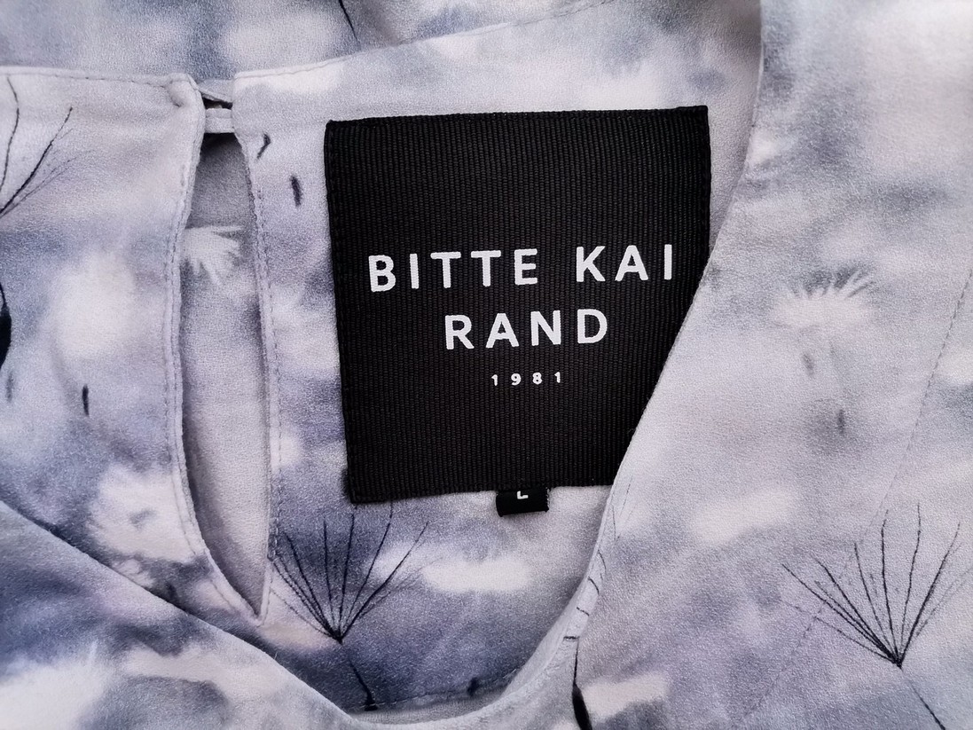 IMG_20210625_123351.jpg BITTE KAI RAND Rozmiar L Kolor Niebieski Crew Neck Bluzka Krótki rękaw Materiał Bawełna 100%