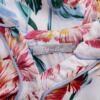 Ofelia Rozmiar S Kolor Czerwony Split Crew Neck Bluzka Popover Guziki Długi rękaw Materiał Wiskoza 100%
