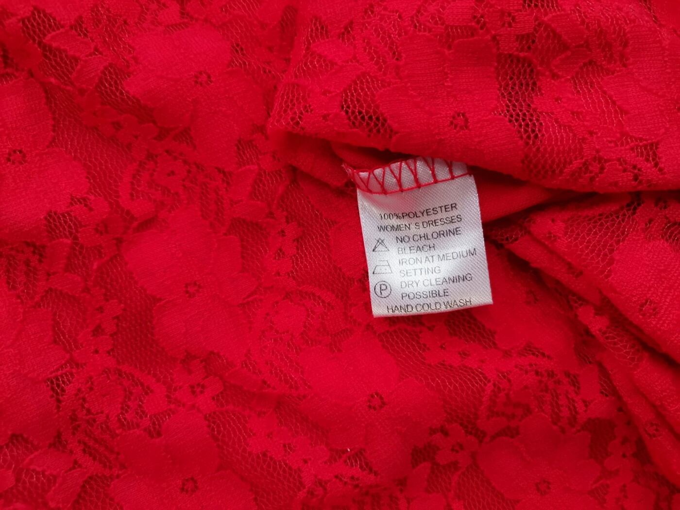 Ever Pretty Rozmiar 10 (38) Kolor Czerwony W serek Sukienka A-Line Bezrękawnik Midi