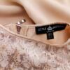 Little Mistress London Rozmiar 16 (40) Kolor Pudrowy Okrągły dekolt Sukienka Sheath Bezrękawnik Do Kolan
