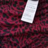 Warehouse Rozmiar 12 (40) Kolor Bordowy Panterka Crew Neck Bluzka Długi rękaw Materiał Wiskoza