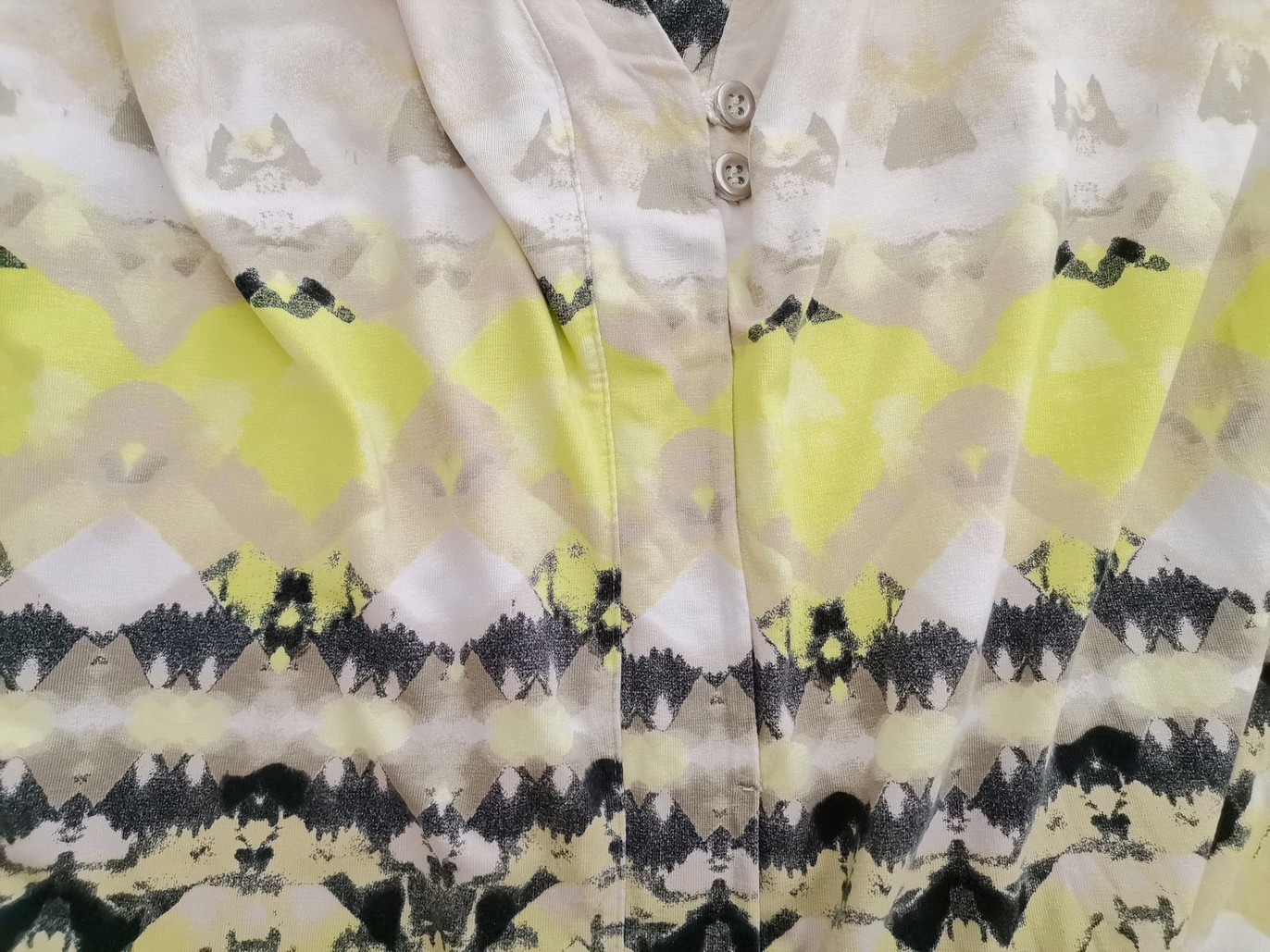 2 Biz Rozmiar L Kolor Limonkowa Zieleń Geometryczny Split Crew Neck Tunika Zapinana Bluzka Długi rękaw 2 Biz Rozmiar L Kolor Limonkowa Zieleń Geometryczny Split Crew Neck Tunika Zapinana Bluzka Długi rękaw