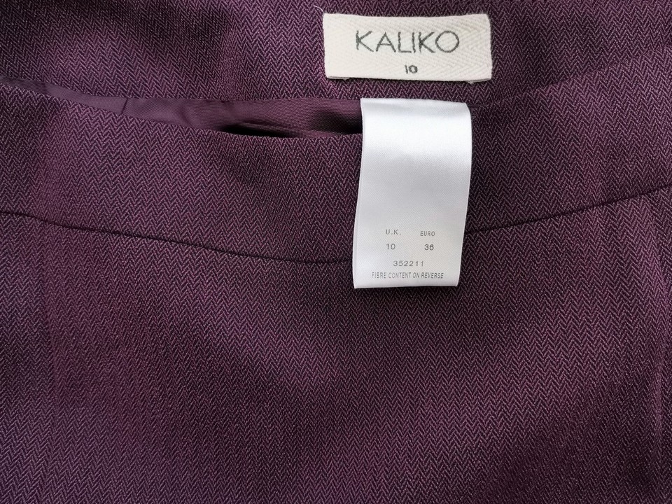 Kaliko Rozmiar 10 (36) Kolor Purpurowy Spódnica Maxi Długa