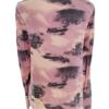 Noa noa Rozmiar 36/38 Kolor Różowy Crew Neck Bluzka Zapinana Długi rękaw Materiał Wiskoza 100%