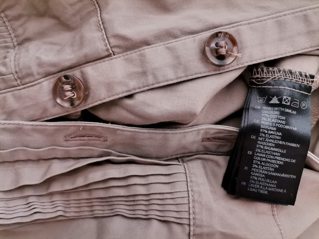 H&m Rozmiar 36 Kolor Szary Kołnierz Sukienka Koszulowa Krótki rękaw Do Kolan Materiał Bawełna H&m Rozmiar 36 Kolor Szary Kołnierz Sukienka Koszulowa Krótki rękaw Do Kolan Materiał Bawełna
