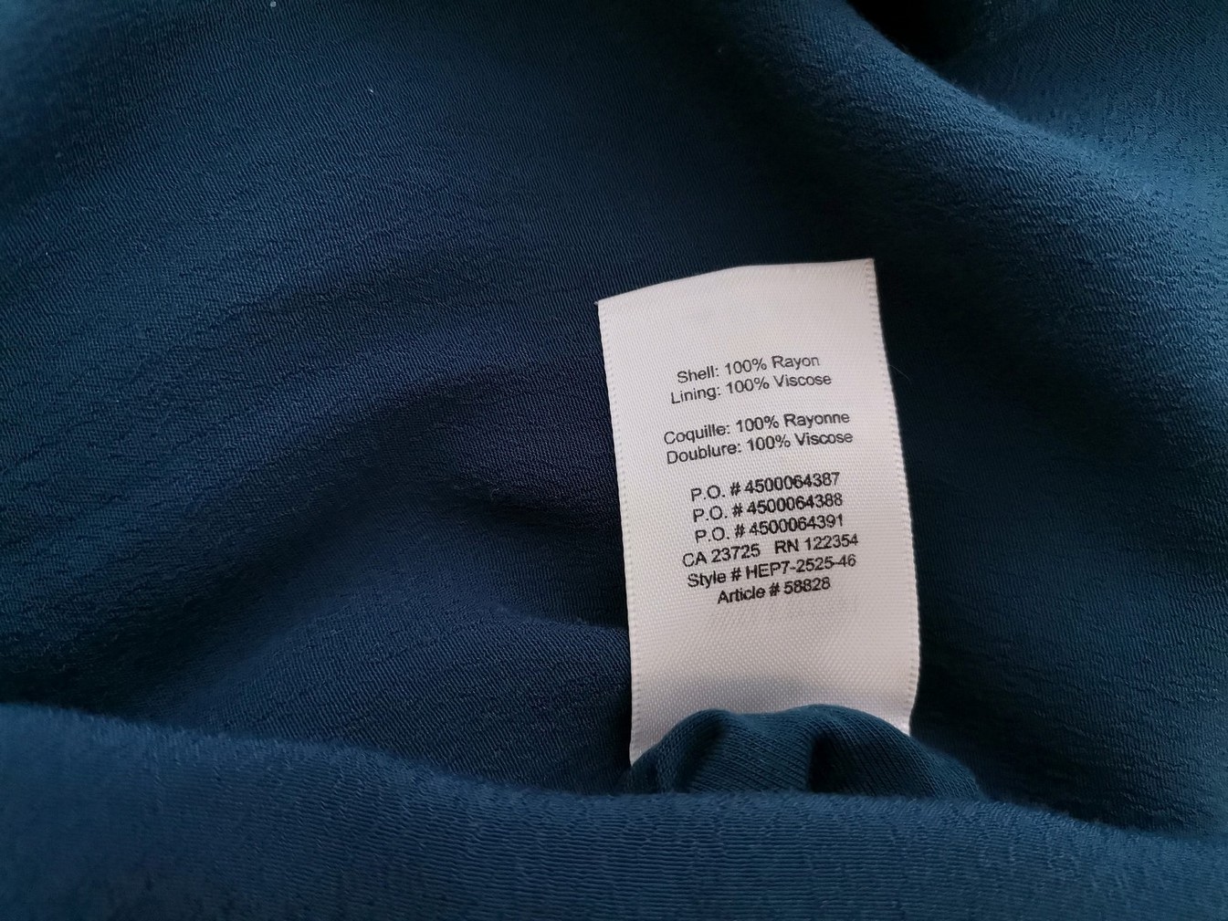 WILFRED FREE Rozmiar L Kolor Turkusowy Okrągły dekolt Bluzka Krótki rękaw Materiał Rayon 100%