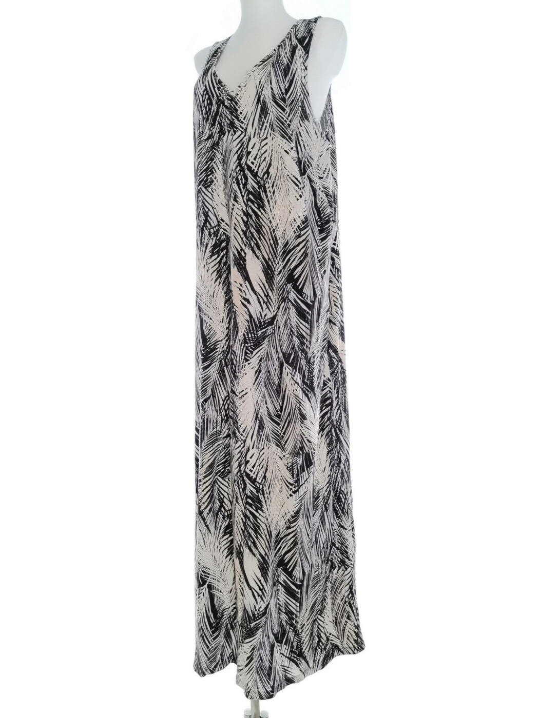H&m Rozmiar L Kolor Czarny W serek Sukienka Maxi Bezrękawnik Długa Materiał Bawełna 100% H&m Rozmiar L Kolor Czarny W serek Sukienka Maxi Bezrękawnik Długa Materiał Bawełna 100%
