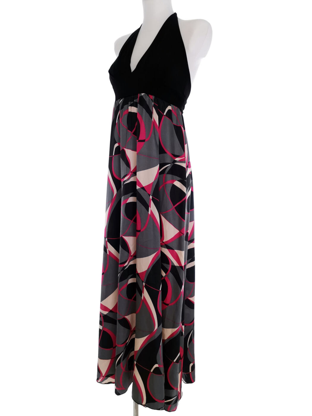 Forever Rozmiar 38/40 Kolor Szary Halter Sukienka Maxi Bezrękawnik Długa Forever Rozmiar 38/40 Kolor Szary Halter Sukienka Maxi Bezrękawnik Długa