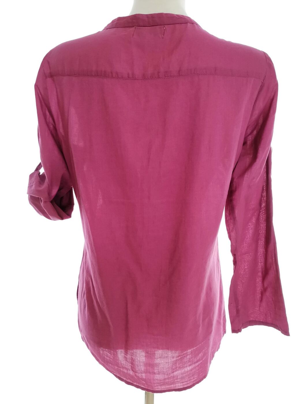IMG_20210706_150932.jpg Noa noa Rozmiar M Kolor Różowy Split Crew Neck Bluzka Popover Guziki Długi rękaw Materiał Bawełna 100%