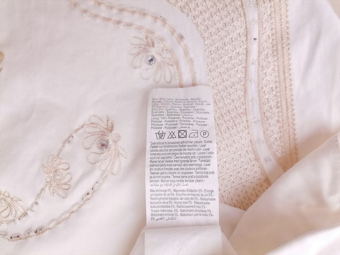 Vero moda Rozmiar 38 Kolor Biały A-Line Spódnica Midi Materiał Bawełna