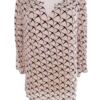Comma Rozmiar 40 Kolor Kremowy Split Crew Neck Bluzka Rękaw 3/4 Materiał Wiskoza 100%