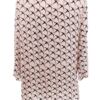 Comma Rozmiar 40 Kolor Kremowy Split Crew Neck Bluzka Rękaw 3/4 Materiał Wiskoza 100%