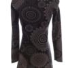 DESIGUAL Rozmiar 146/152cm (34/36) Kolor Czarny Split Crew Neck Bluzka Długi rękaw Materiał Bawełna 100%