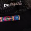 DESIGUAL Rozmiar 146/152cm (34/36) Kolor Czarny Split Crew Neck Bluzka Długi rękaw Materiał Bawełna 100%