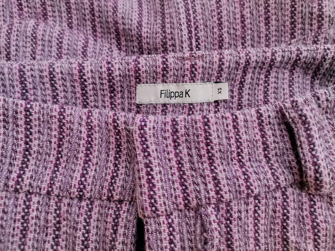 IMG_20210707_142408.jpg Filippa k Rozmiar XS Kolor Fioletowy Pasy Spódnica Mini Krótka Materiał Dziewicza Wełna