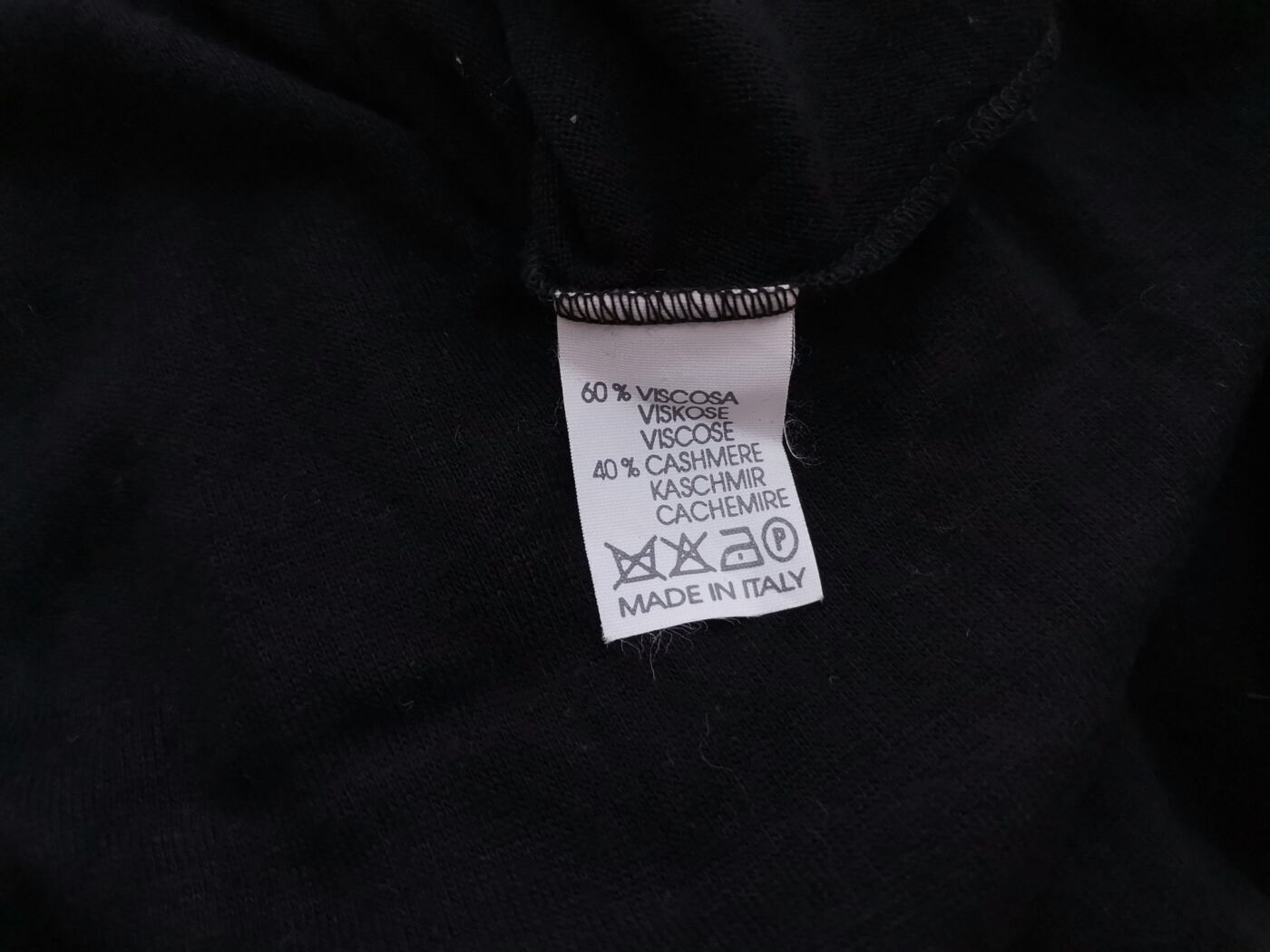 Comma Rozmiar S Kolor Czarny Drapowany dekolt Sweter Długi rękaw Materiał Wiskoza