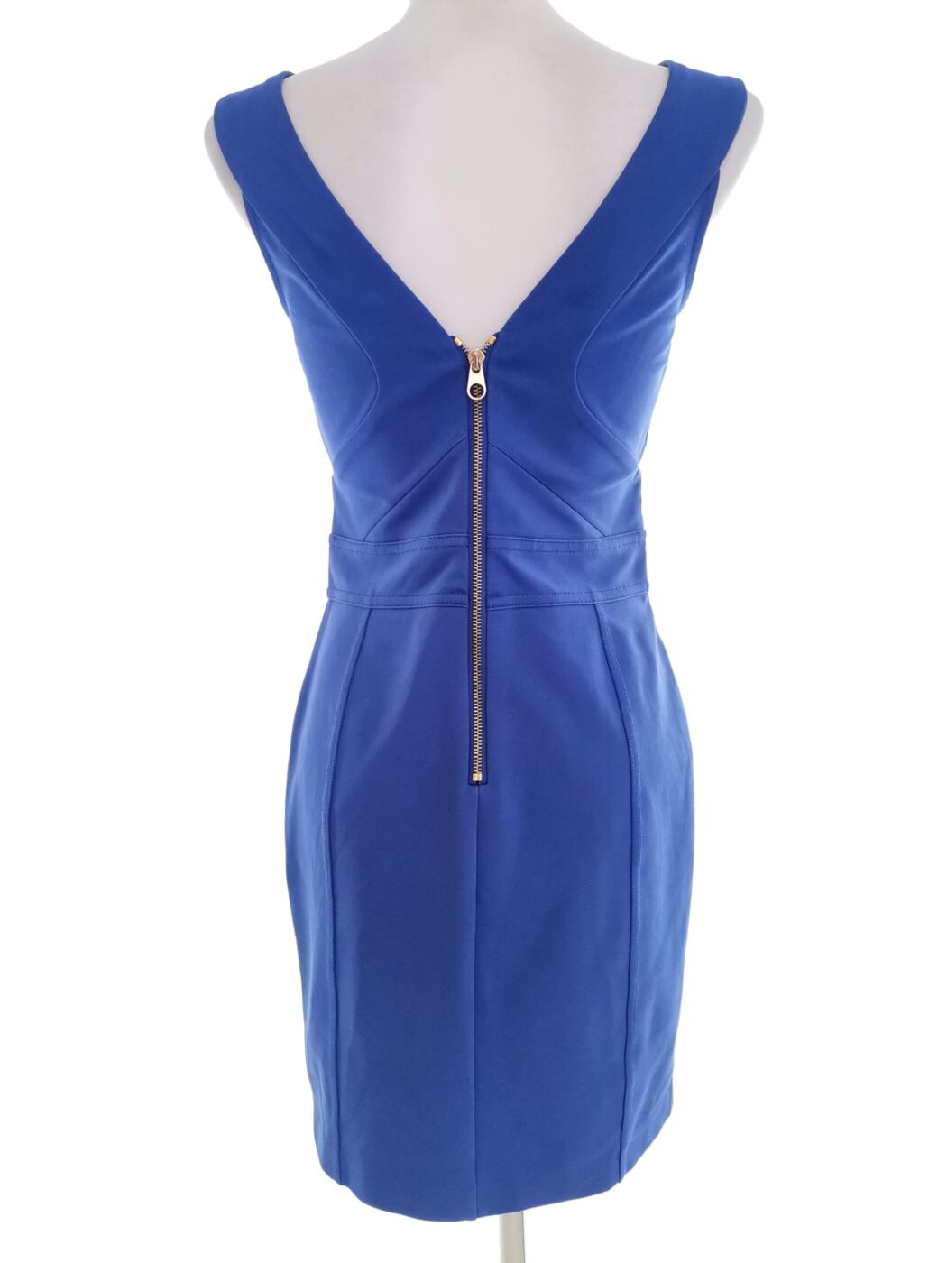 Ted Baker Rozmiar 1 (36) Kolor Niebieski W serek Sukienka Ołówkowa Bezrękawnik Do Kolan Materiał Bawełna Ted Baker Rozmiar 1 (36) Kolor Niebieski W serek Sukienka Ołówkowa Bezrękawnik Do Kolan Materiał Bawełna