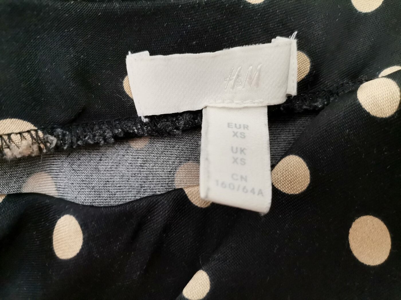 IMG_20210712_103526.jpg H&m Rozmiar XS Kolor Czarny Grochy Spódnica Maxi Długa Materiał Wiskoza 100%