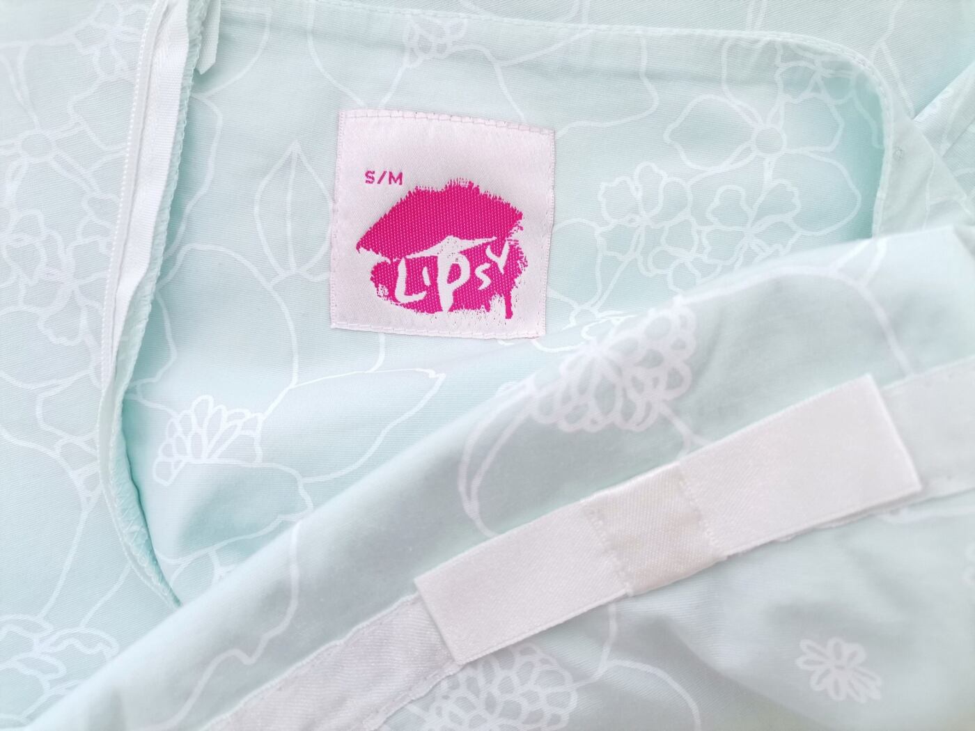 Lipsy Rozmiar S/M Kolor Miętowy Spódnica Rozkloszowana Do Kolan Materiał Bawełna
