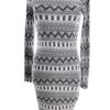 River island Rozmiar 8 (36) Kolor Czarny Crew Neck Sukienka Sweterkowa Długi rękaw Do Kolan Materiał Wiskoza
