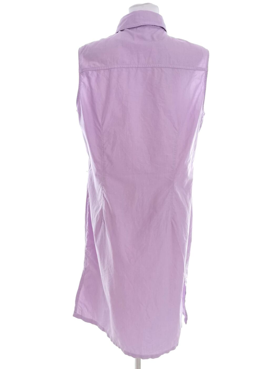 Marks&spencer Rozmiar 42/44 Kolor Lawendowy Kołnierz Sukienka Koszulowa Bezrękawnik Midi Marks&spencer Rozmiar 42/44 Kolor Lawendowy Kołnierz Sukienka Koszulowa Bezrękawnik Midi