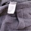 Cocogió Rozmiar 14 (40) Kolor Szary W serek Kardigan Zapinany Rękaw 3/4 Materiał Wełna Merino Cienka dzianina