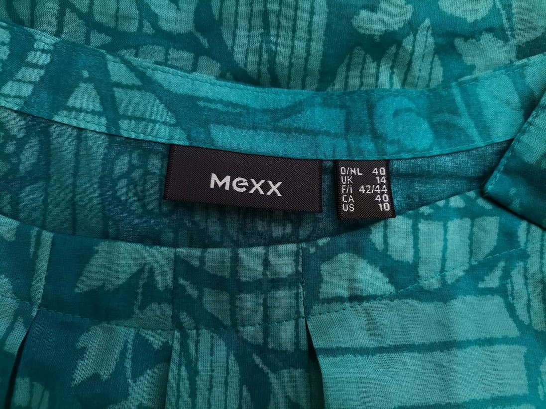 IMG_20210713_141235.jpg Mexx Rozmiar 40 Kolor Niebieski Kwadratowy dekolt Bluzka Krótki rękaw Materiał Bawełna 100%