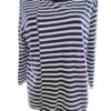 Hope by Ringstrand Söderberg Stockholm Rozmiar 36 Kolor Granatowy Pasy Crew Neck Bluzka Rękaw 3/4 Materiał Bawełna 100%