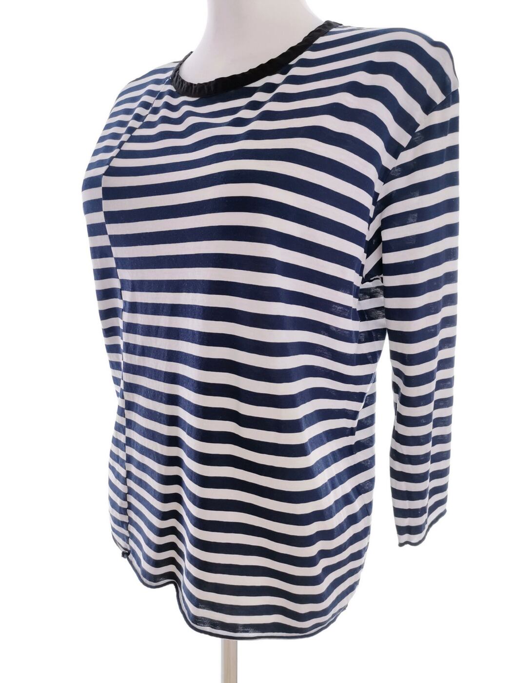 Hope by Ringstrand Söderberg Stockholm Rozmiar 36 Kolor Granatowy Pasy Crew Neck Bluzka Rękaw 3/4 Materiał Bawełna 100%