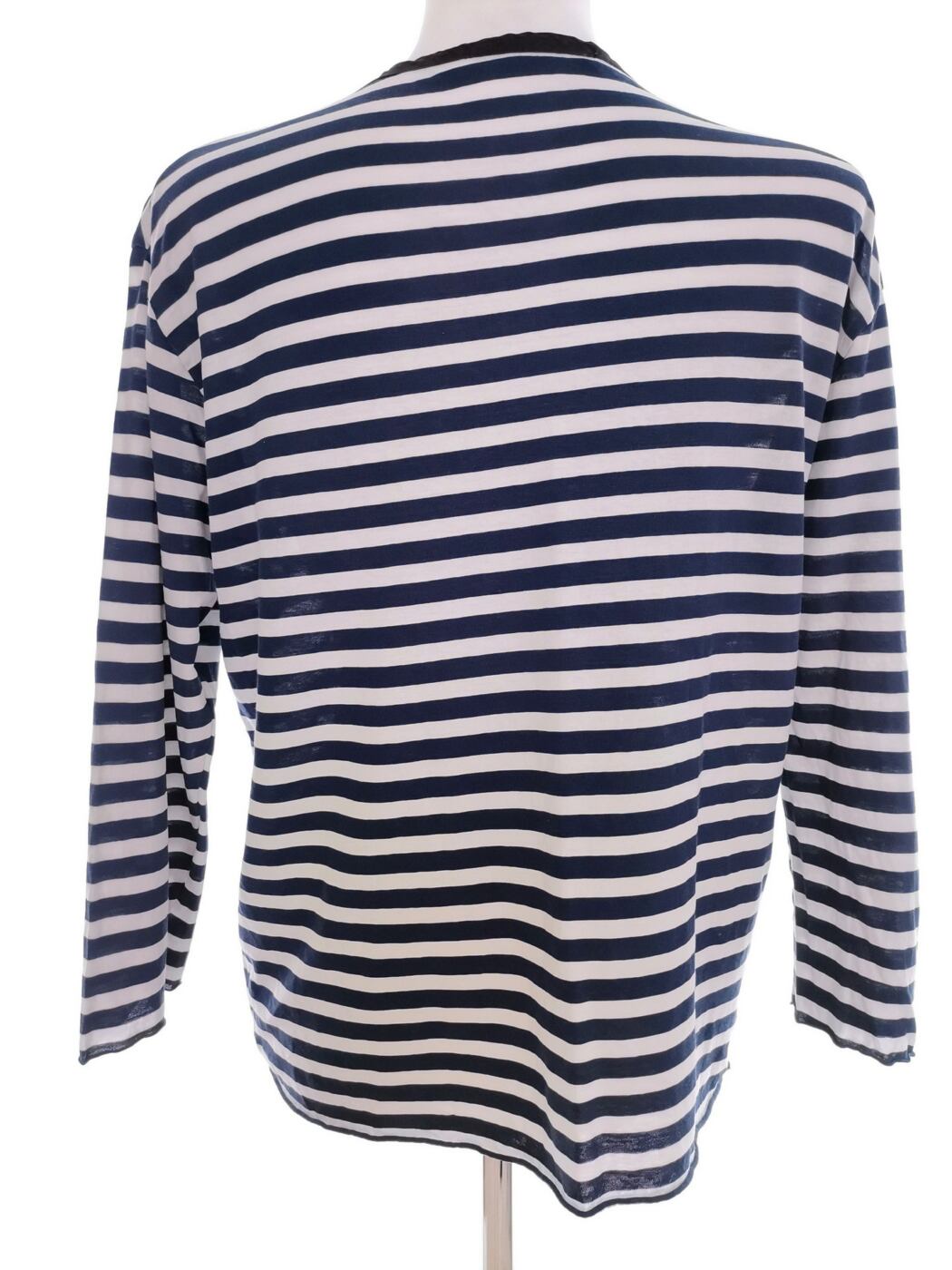 Hope by Ringstrand Söderberg Stockholm Rozmiar 36 Kolor Granatowy Pasy Crew Neck Bluzka Rękaw 3/4 Materiał Bawełna 100%