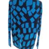 Paul Costelloe Rozmiar 40/42 Kolor Niebieski Crew Neck Sweter Długi rękaw Materiał Wełna Merino Cienka dzianina